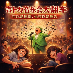 吉卜力音乐会大翻车：可以是原唱，也可以是原告