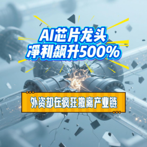 AI芯片龙头净利飙升500%，外资却在疯狂撤离产业链