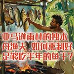 亚马逊雨林的渔夫，如何熏制好足够吃半年的鱼干！#助眠 #助眠故事 #睡前故事