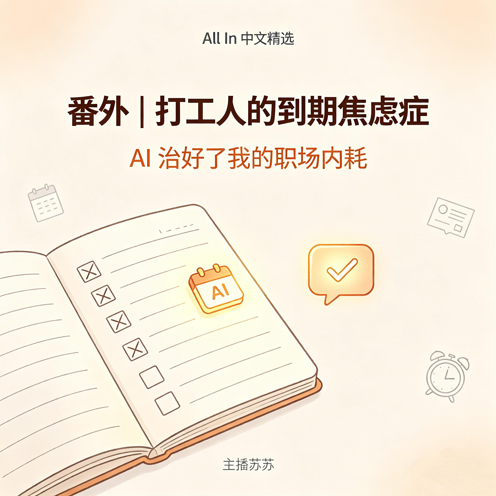 番外 | 听了 100 期 All In，我终于用 AI 治好了打工人的「到期焦虑症」 episode artwork