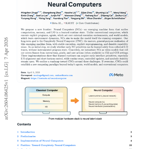 【第594期】Neural Computers:融合计算与存储的语义化运行态