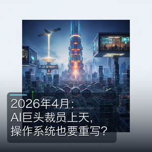 2026年4月：AI巨头裁员上天，操作系统也要重写？