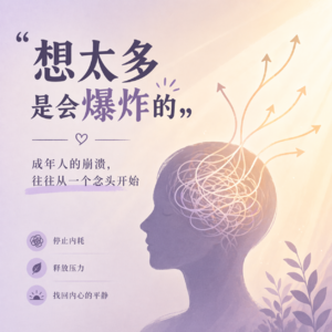 想太多是会爆炸的，成年人的崩溃，往往从一个念头开始