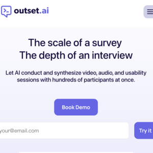 Outset:AI赋能的深度调研平台