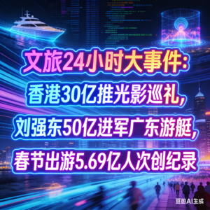 2.26文旅前哨-文旅24小时大事件：刘强东50亿进军广东游艇、春节出游5.96亿人次创纪录、香港30亿推光影巡礼