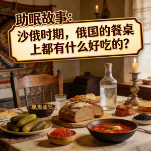 助眠故事：沙俄时期，俄国的餐桌上都有什么好吃的？