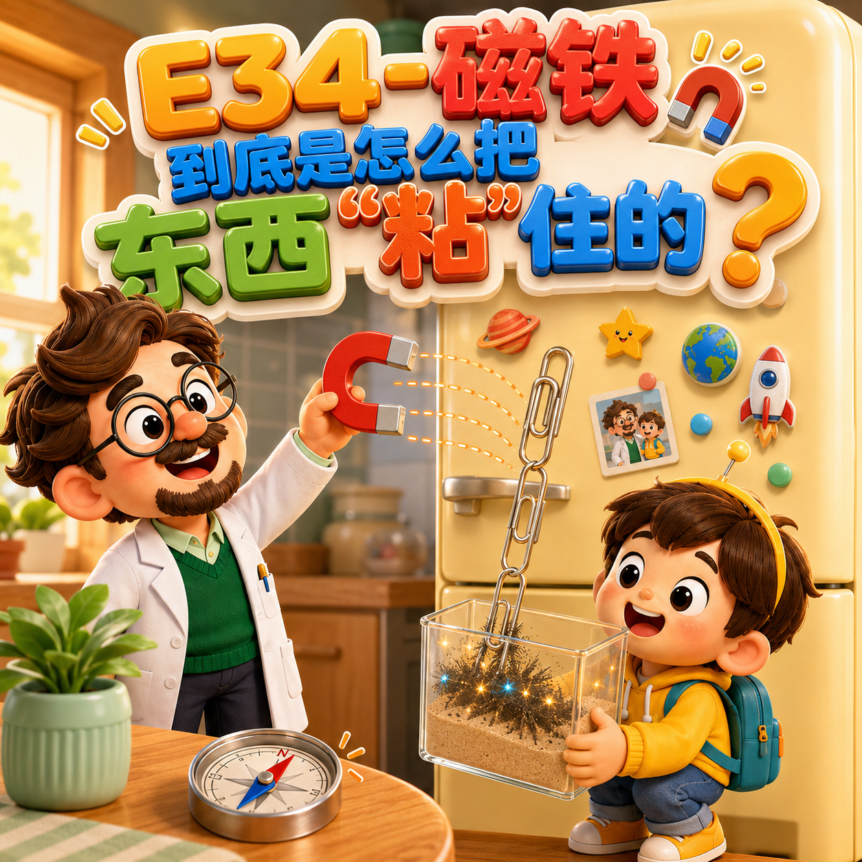 E34-磁铁到底是怎么把东西“粘”住的？｜科学 episode artwork