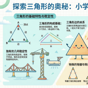 数学四年级下册第五单元-三角形四大法则