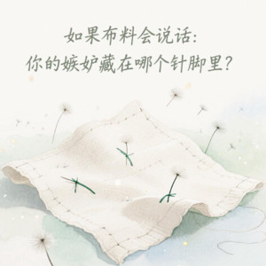 如果布料会说话：你的嫉妒藏在哪个针脚里？