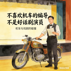 【串台 街巷Talk】不喜欢机车的短视频编导不是好话剧演员