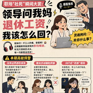 025.职场“社死”瞬间大赏：领导问我妈退休工资，我该怎么回？