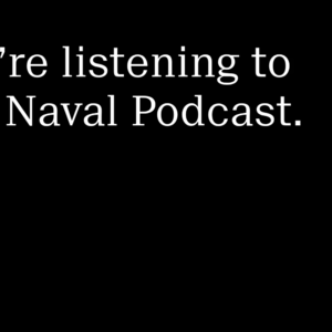 Naval podcast：论人工智能
