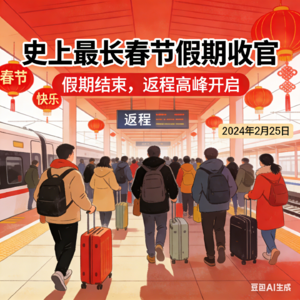 史上最长春节假期收官