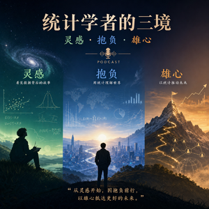 EP65. 统计学者的三境：灵感、抱负、雄心