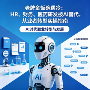 EP15 老牌金饭碗遇冷:HR、财务、医药研发被 AI 替代,从业者转型实操指南