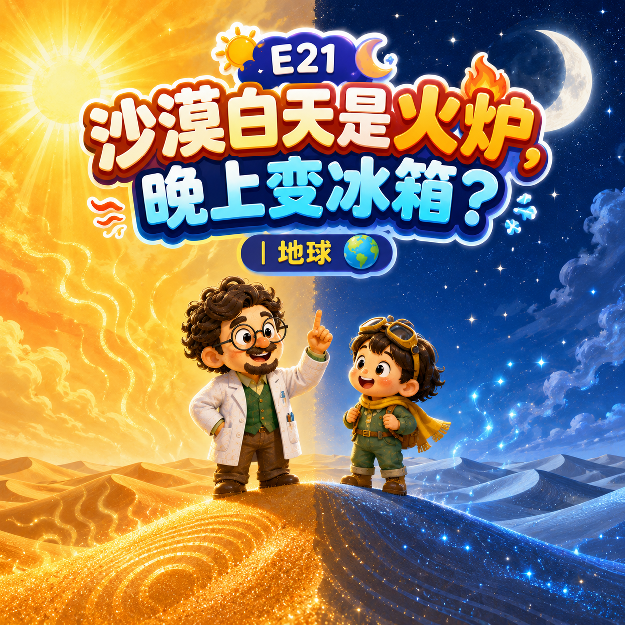 E21-沙漠白天是火炉，晚上变冰箱？｜地球 episode artwork