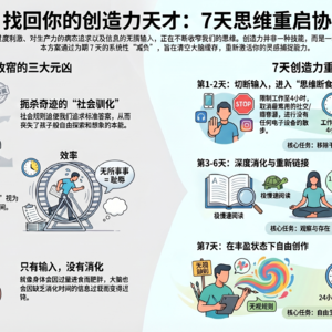 找回你丢失的创作天赋:一份写给瓶颈期的自救指南