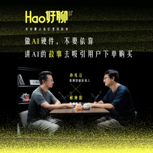 朱啸虎10分钟就投了的AI陪伴产品CEO，觉得现在没法靠讲AI故事吸引用户 ｜Hao好聊 X 孙兆治