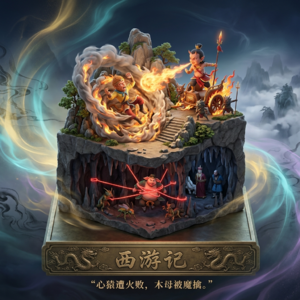 第四十一回，心猿遭火败 木母被魔擒