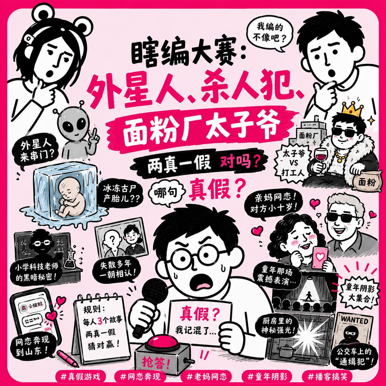 193. 瞎编大赛：外星人、杀人犯、面粉厂太子爷 episode artwork