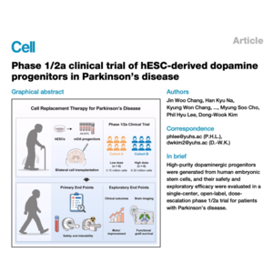 189-hESC Dopamine Progenitors for Parkinson's Disease
