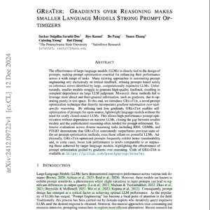 【第99期】GREATER：一种对于小模型的提示词优化技术