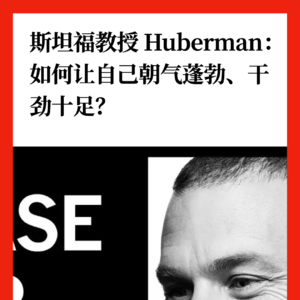 斯坦福教授 Huberman：如何让自己朝气蓬勃、干劲十足？