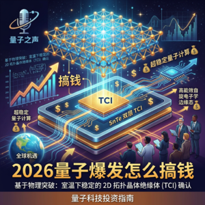 【科技路边摊】2026量子爆发怎么搞钱