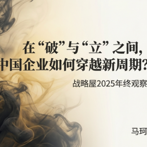 《战略屋年度观察2025-2026》（一）