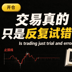 Vol.271 交易真的只是反复试错吗？你真的有是错的资本吗？