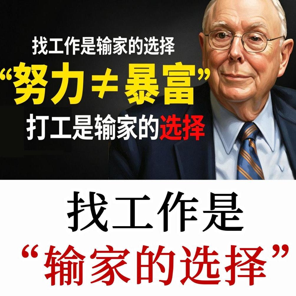 查理·芒格：找工作是输家的选择！大多数人从未意识到的工作真相