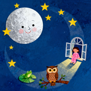 {酱酱的晚安集} 【月亮的旅行】艾瑞卡尔风格-小学生睡前美文