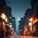霓雨阳灯
