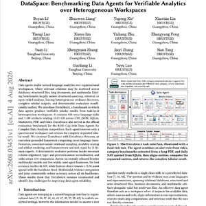 【第736期】DataSpace：多模态异构工作空间数据智能体基准测试