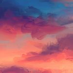 梅花与月牙