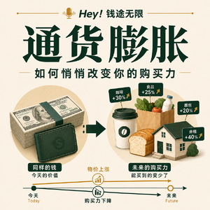 钱没少，为什么却越来越不值钱？｜通货膨胀如何悄悄改变你的购买力