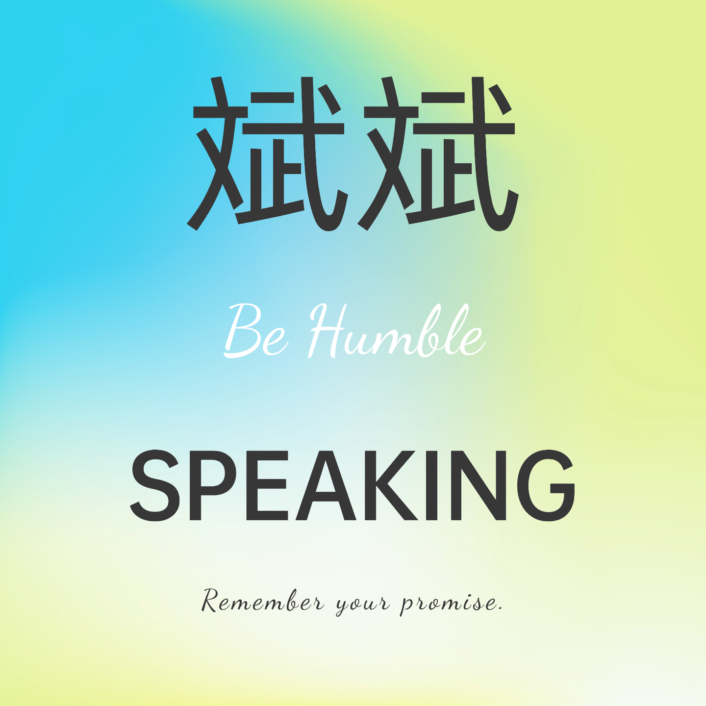 斌斌Speaking