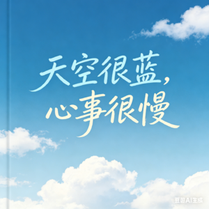 情绪歌单：天空很蓝，心事很慢