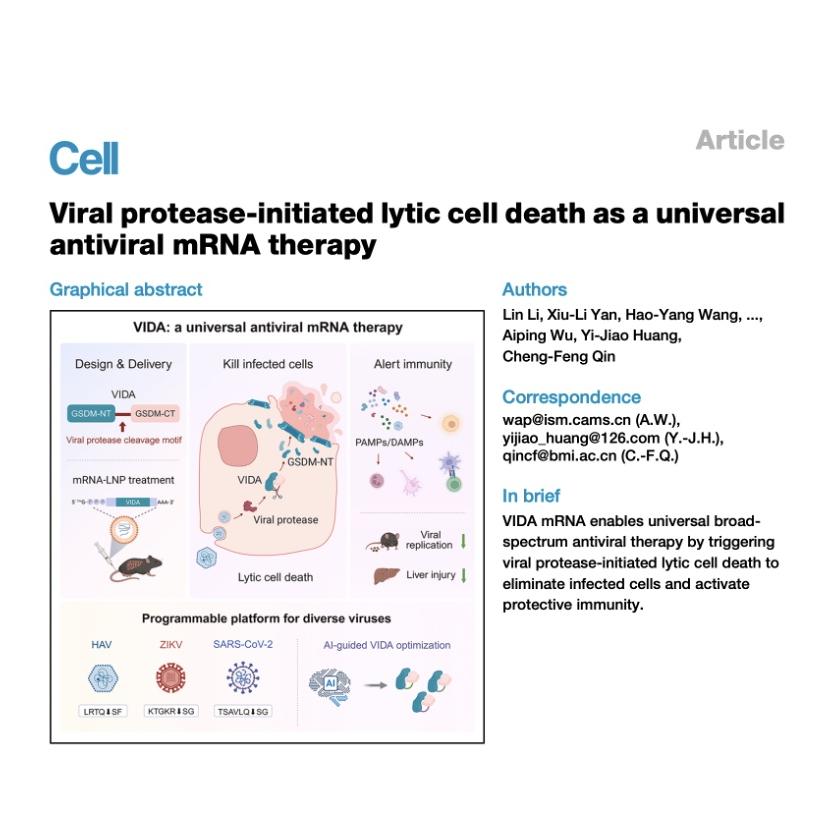 1496-VIDA: Protease-Initiated Antiviral mRNA Therapy episode artwork