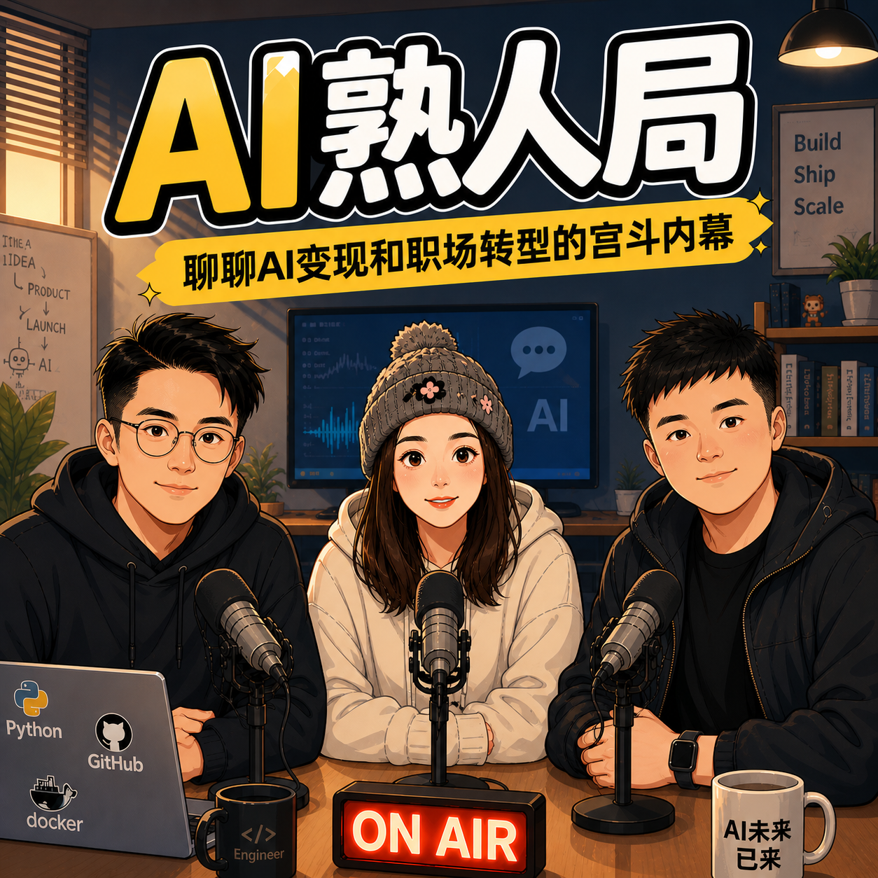 对话AI产品经理及职业顾问：AI环境的“岗位消失术”&“副业搞钱术” episode artwork
