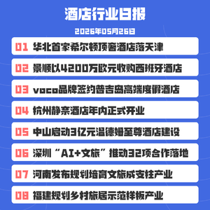26/5/26 华北首家希尔顿顶奢酒店落地天津