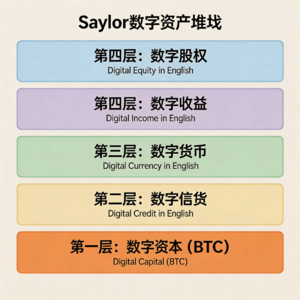Saylor 抛出"数字资产堆栈"论：比特币不改造协议、不搞质押，钱盖在上面就行