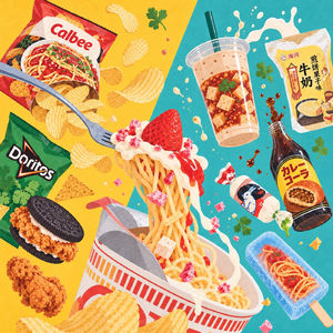 搞抽象原来是不分国籍的|中日抽象零食饮料大赏|Vol.60