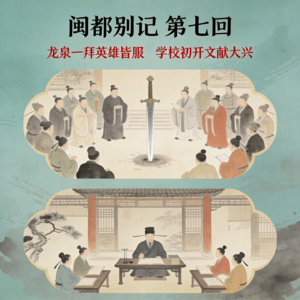 第七回《龙泉一拜英雄皆服,学校初开文献大兴》