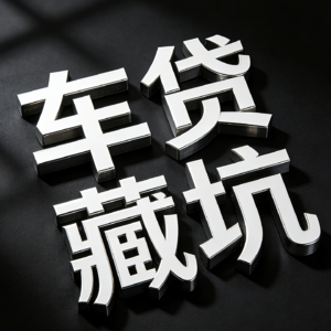 二手车贷款必坑指南：数学老师算不清的“服务费”，到底藏了多少猫腻？