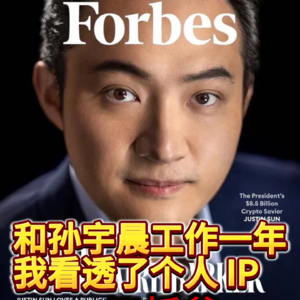 和孙宇晨工作一年 我看透了个人IP三板斧