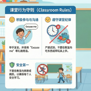 四年级下册英语Unit1用硬核生存法则搞定教室英语