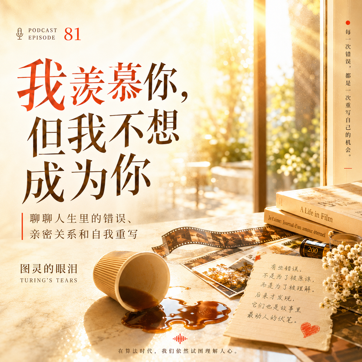 “我羡慕你，但我不想成为你”：聊聊人生里的错误、亲密关系和自我重写 episode artwork
