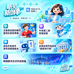 0915|王曼昱登顶;牛来2官宣;“超级央行周”开启;韩国股市开启夜盘