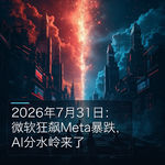 2026年7月：微软狂飙Meta暴跌，AI分水岭来了